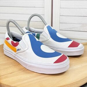 Vans Era 59 Deck Club 66 Sail Slip On Sneakers White Multi 5.5 Men 7 Women